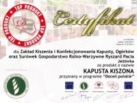 certyfikat Doceń polskie